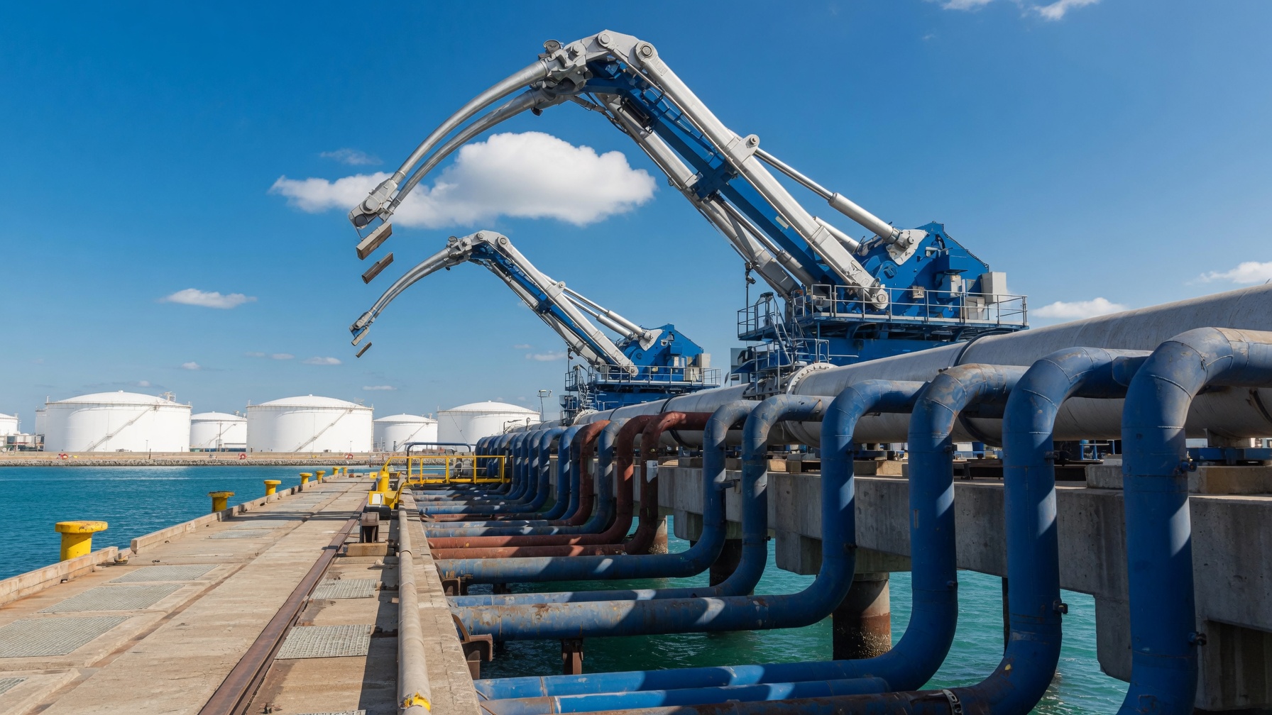 Petroleum products loading terminal